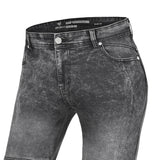R-TECH VALENCIA WOMEN'S MOTORCYCLE DENIM JEANS RANDOM BLACK