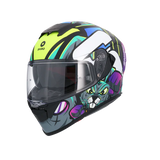 SHIRO RAPTOR CRAZY RABBIT HELMET MULTICOLOR MATTE - SECURTEX MOTOR SL (t/a MaximoMoto)