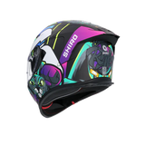 SHIRO RAPTOR CRAZY RABBIT HELMET MULTICOLOR MATTE - SECURTEX MOTOR SL (t/a MaximoMoto)