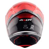 AXOR HUNTER SPEAR FULL FACE MOTORCYCLE HELMET BLACK_RED