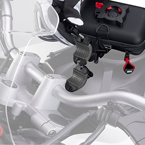 GIVI - ESP MOTORCYCLE DEVICE HOLDER. SPHONE-GPS F/R HANDLEBAR (IPHONE 4/5) S955B
