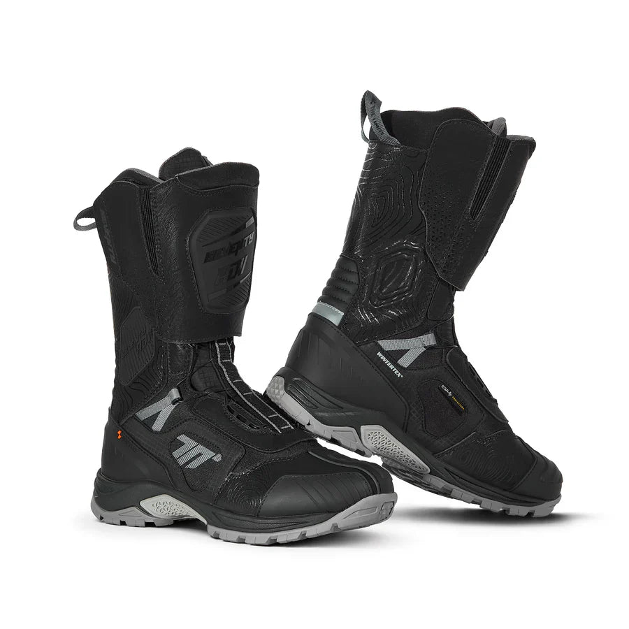 SEVENTY SD-BA6 STELVIO HIGH Botas De Motociclismo Unisex Negras Grises - BOTAS