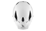 MT District Sv Solid A0 in Gloss White Off-Road Motorcycle Helmet - SECURTEX MOTOR SL (t/a MaximoMoto)