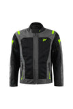 SEVENTY SD-JT66 SAHARA SUMMER MOTORCYCLE JACKET GREY FLUO YELLOW