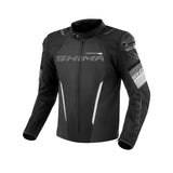 SHIMA SOLID 2.0 MEN'S MOTORCYCLE TEXTILE JACKET BLACK/WHITE