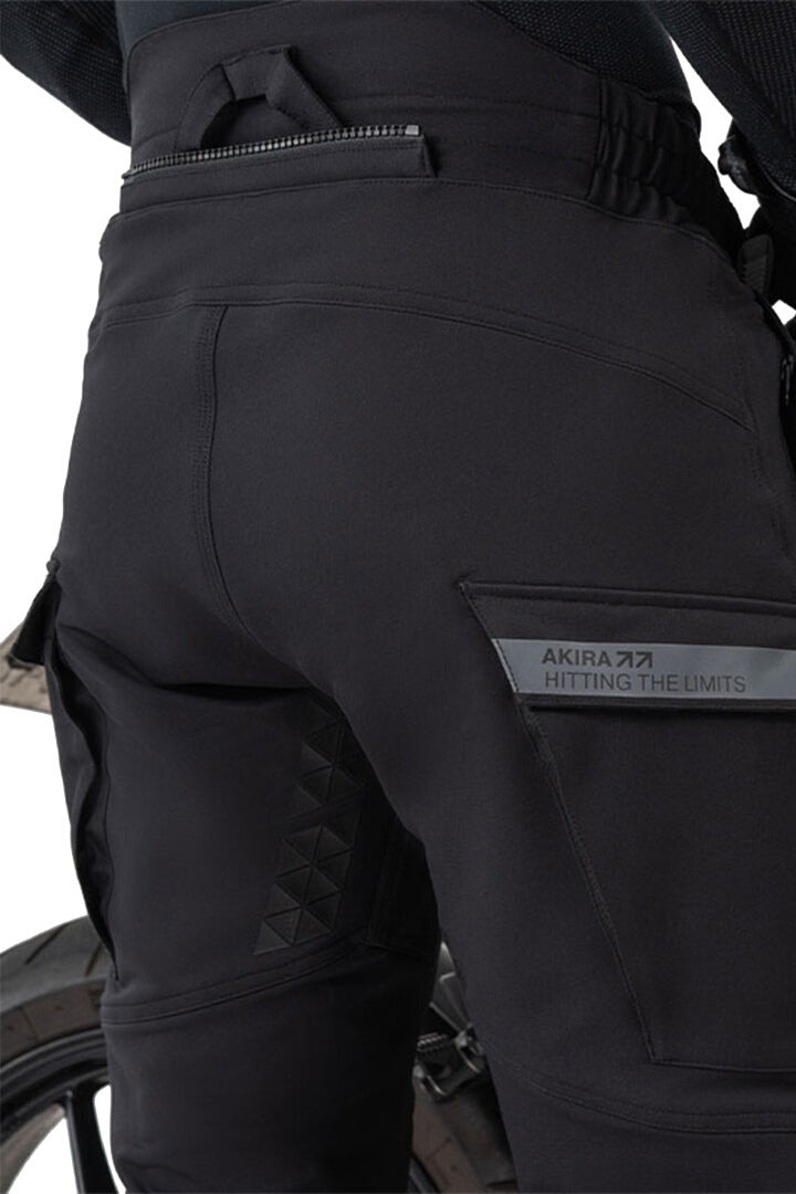 Shima Akira Pantalones de Moto Negro - SECURTEX MOTOR S.L (t/a MaximoMoto)