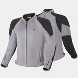 SHIMA JET MEN MOTORCYCLE JACKET GREY BLACK