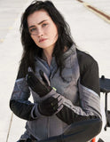 SHIMA JET LADY MOTORCYCLE MESH JACKET BLACK