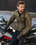 SHIMA OPENAIR MEN MOTORCYCLE TEXTILE JACKET BROWN