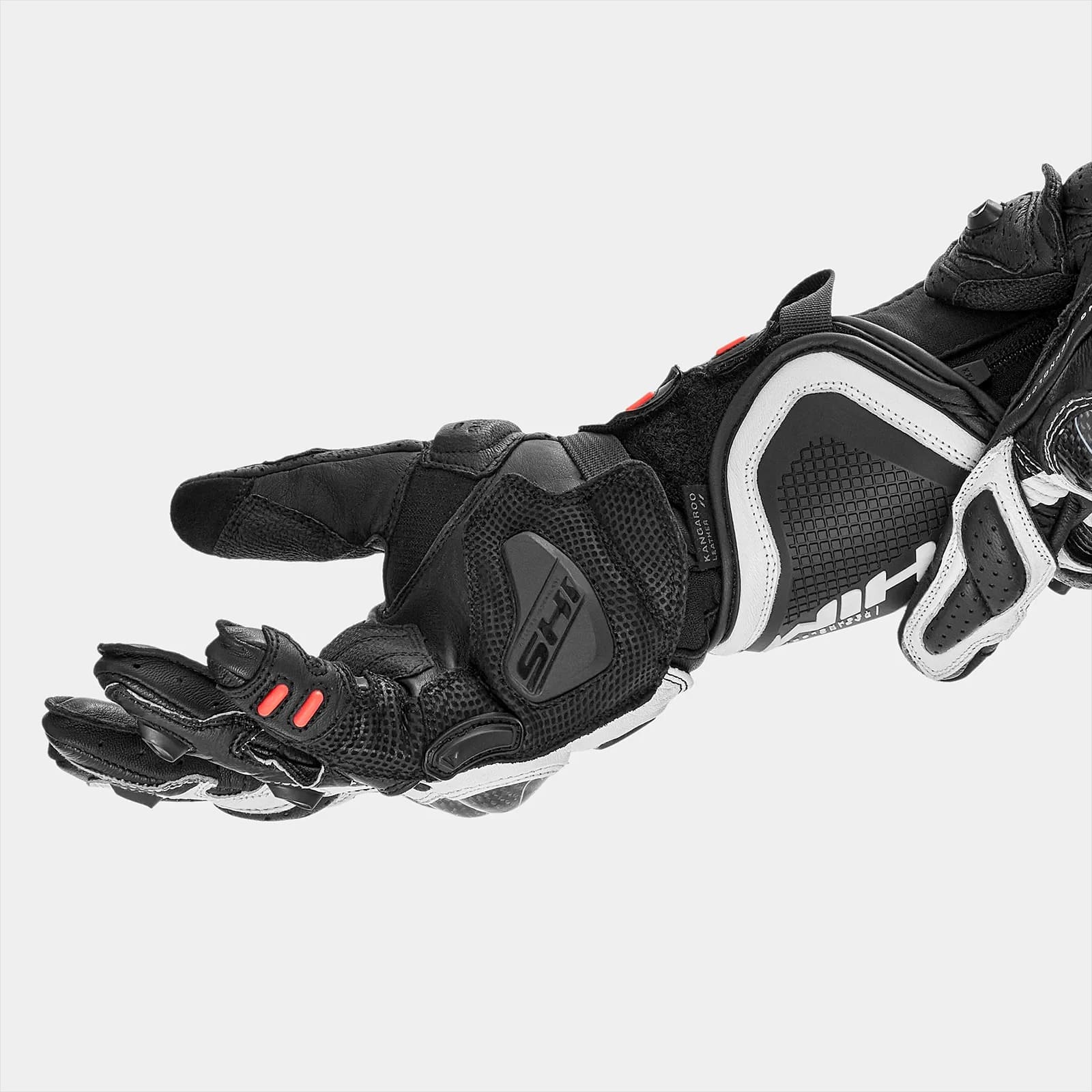 SHIMA RS-3 MEN MOTORCYCLE GLOVES BLACK WHITE