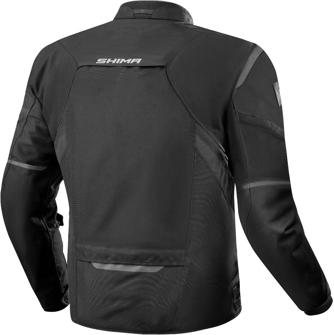 Shima Rush 2.0 Hombre Impermiable Chaqueta Negra - SECURTEX MOTOR S.L (t/a MaximoMoto)