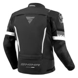 SHIMA SOLID 2.0 MEN'S MOTORCYCLE TEXTILE JACKET BLACK/WHITE
