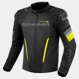 SHIMA SOLID 2.0 MEN'S MOTORCYCLE JACKET FLUO