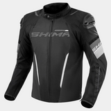 SHIMA SOLID 2.0 MEN'S MOTORCYCLE TEXTILE JACKET BLACK/WHITE