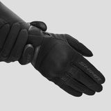 SHIMA SONIC MOTORCYCLE LEATHER GLOVES BLACK