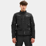 SHIMA DUNE MOTORCYCLE TEXTILE JACKET BLACK