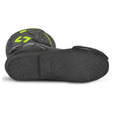 SHUA Super Tech Racing Motorcycle Leather Boots Black Fluor Yellow