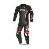 SHUA Infinity 2PC Motorcycle Racing Suit Black Red