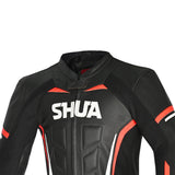 SHUA Infinity 2PC Motorcycle Racing Suit Black Red