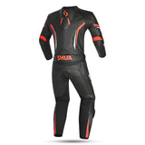 SHUA Infinity 2PC Motorcycle Racing Suit Black Red