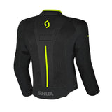 SHUA GRAVITY MESH LITE SUMMER MOTORCYCLE JACKET BLACK YELLOW