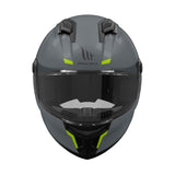 MT Stinger 2 Motorcycle Full Face Helmet Titanium Matt Grey