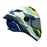MT Targo S Blaster Touring Motorcycle Full Face Helmet Fluo Blue