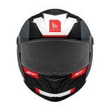 MT Braker SV Chento Touring Motorcycle Helmets Matt Black White