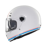 MT Jarama SV Plain Full Face Motorcycle Helmets White