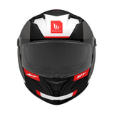 MT Braker SV Chento Touring Motorcycle Helmets Matt Black Red