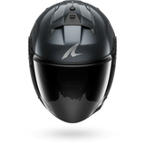 SHARK SKWAL JET Dark Shadow Casco Estera de acero azul mate