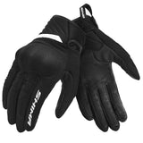 SHIMA SONIC MOTORCYCLE LEATHER GLOVES BLACK WHITE