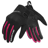 SHIMA SONIC LADY MOTORCYCLE LEATHER GLOVES BLACK PINK