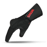 SHUA Thermal Thaw Motorcycle Gloves Black Yellow Fluro