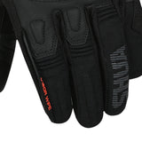 SHUA Thermal Thaw Motorcycle Gloves Black Yellow Fluro