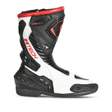 R-TECH Tornado 2.0 WP Motorcycle Leather Boots Black White Red