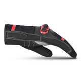 BELA Tracker Motorbike Gloves UK Black Red
