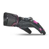 BELA Venom Lady Motorcycle Racing Gloves Black Pink