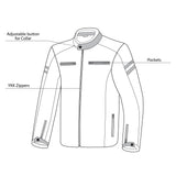 Bela Stark - Leather Jacket - Black Gray