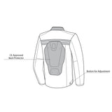 Bela Stark - Leather Jacket - Black Gray