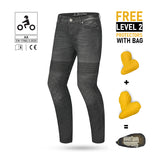 Bela Street Armure Jeans for Bikers Black