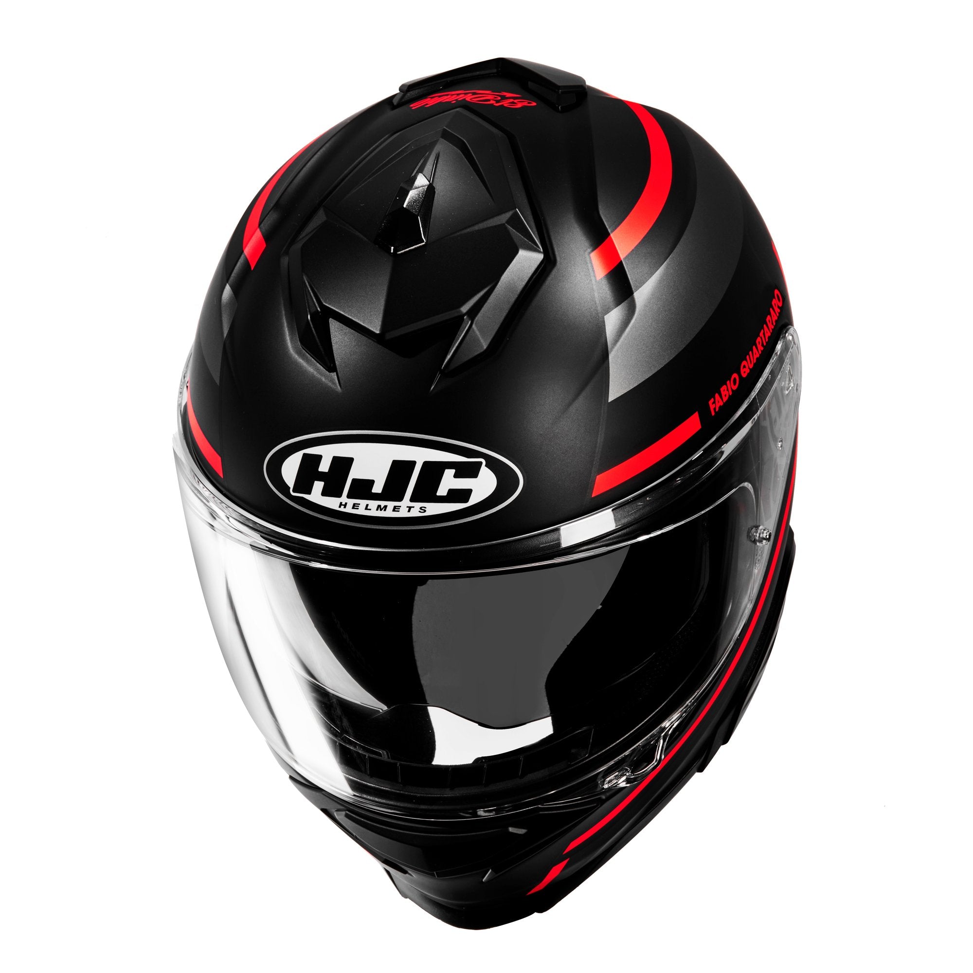 HJC I71 Fabio Quartararo 20 MC1SF On Road Full face Helmet Black Grey Red