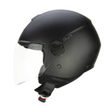CGM 167A FLO MONO Abierto Scooter Casco Negro Mate Largo