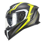 CGM 311G BLAST SPORT Integrales Casco Negro Amarillo Fluo Mate