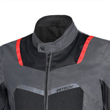 R-TECH - SPIRAL MESH Motorcycle Jacket Anthracite/Black/Red