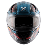 AXOR APEX VENOMOUS DV FULL FACE MOTORCYCLE HELMET BLACK_BLUE