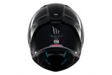 MT Targo S Solid A11 Glossy Black Full Face Street Motorcycle Helmet