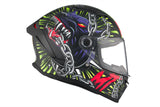 MT Stinger 2 AKIN A3 matte Full face motorcycle helmet ECE approved