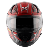 AXOR APEX VENOMOUS DV FULL FACE MOTORCYCLE HELMET BLACK_RED