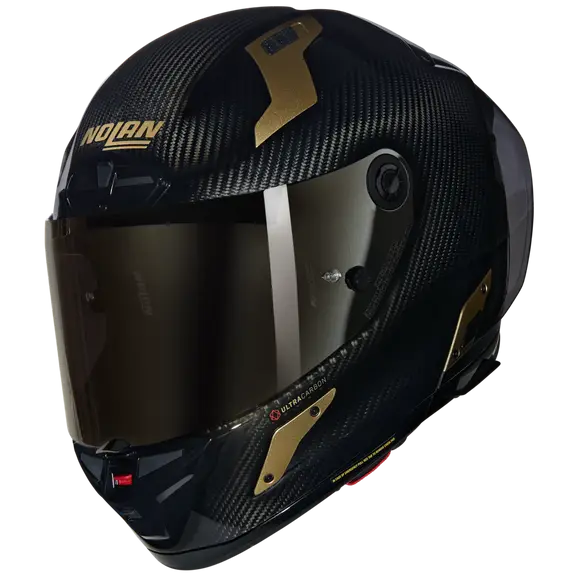 NOLAN X-804 RS ULTRA CARBON UREO 330 Full Face Gold Helmet